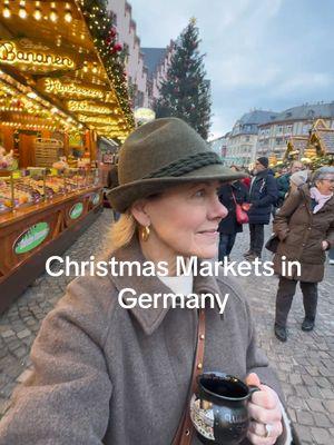 Christmas markets in Germany are wundebar! #christmasmarkets #germany #frankfurt #wiesbaden #motherdaughter #travel 