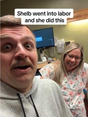 She didn’t have to do all that 🤣 #shelbanddyl #baby #laboranddelivery #pregnant #couples #relationships 