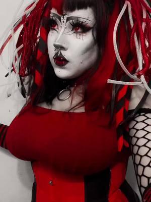 i love trying different goth styles :)) #hispanicgoth #pocgoth #cybergoth #goth #gothicmakeup #redgoth #tradgoth #gothmakeup #gothic #alt #fyp#il0vemcr