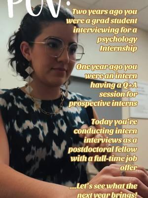 I cannot begin to describe the feeling of this experience as a whole. Becoming a #Psychologist has been a wild ride. As I begin to navigate #JobOffers as a soon-to-be #LicensedPsychologist I can’t help but reflect on my journey through grad school, and specifically, how much #Serendipity has played a role. To anyone going through #APPICMatch and #InternshipInterviews the #BestAdvice I can offer is to #LetItAllWorkOut 