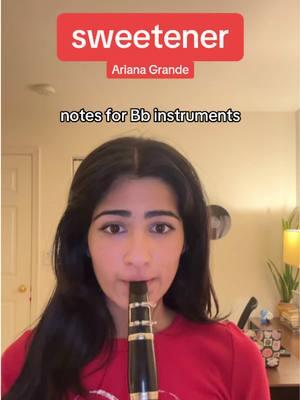 do you know this song? #clarinet #sonyaclarinet #sweetener #arianagrande #trumpet #tenorsax #dancetrend 