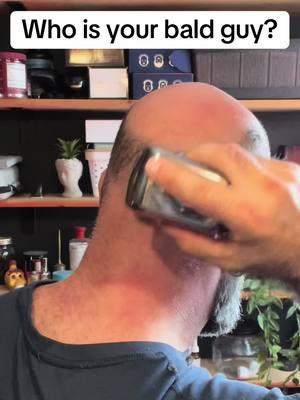 Shaving my head is a treat rather than a pain in the ass. #bald #baldhead #mensgrooming #shaveitoff #shavedhead #headshave #headshaver 