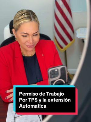 En este video trato de explicarles , como procederá la extensión automática del permiso de trabajo por TPS, escucha detenidamente. #iraidauseche #serviciosdeinmigracion #TikTokLIVE #cbpone #asilo #tps #creatorsearchinsights #inmigracionusa #inmigrante #recorrojuntoatielcaminoatumetamigratoria 