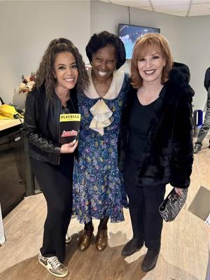 Follow along with #JoyBehar and #SunnyHostin as they see our #WhoopiGoldberg make her debut in #Annie! ❤️ #bts #behindthescenes #thegarden #msg #madisonsquaregarden #thetheateratmsg #theview 