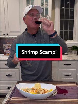 Everybody loves shrimp scampi!!!! #cooking #grilling #shrimp #seafood #shrimpscampi #cookingwithdarryl #rukiddingme 