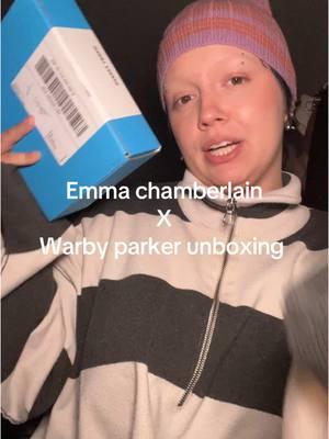 @emma chamberlain x @Warby Parker unboxing 📦 #emmachamberlain #emmachamberlainxwarbyparker #warbyparker #unboxing 