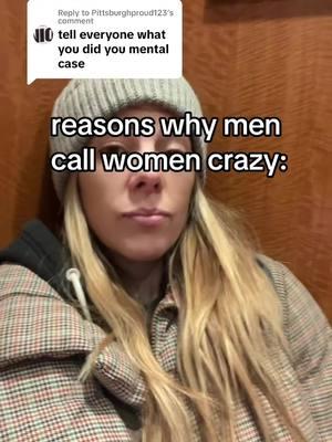 Replying to @Pittsburghproud123 calling us crazy is how some men rationalize big emotions #emotional #igetcrazy #MentalHealth #womensrights #transrights #deflection #blacktranslivesmatter 