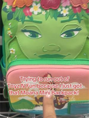 Running out of Toyz N Fun because we got that Moana Tefiti bag!  ##Moana##Tefiti##loungeflycheck