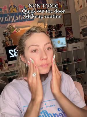 DO MY QUICK MOM MAKEUP WITH ME! While I bake in some self tanner hehe! Products used are all NON TOXIC 🥰✨🎉 #makeuptutorial #quickmakeup #10minmakeup #fyp #nontoxicliving #nontoxicbeauty #nontoxicproducts #nontoxicswaps #grwmmakeup #getreadywithme #asmrgrwm #grwmasmr #asmrgetreadywithme #nontoxicmakeup #nontoxicmakeuproutine @Rare Beauty @tarte cosmetics @Honest Beauty @Saie 