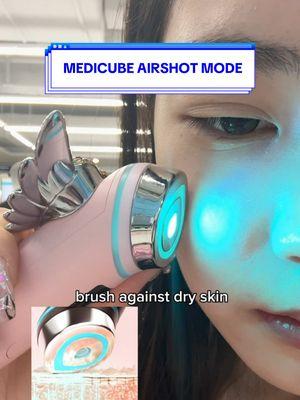 How to use the medicube booster pro air shot mode💙#medicube #airshot #skintreatment #boosterpro 