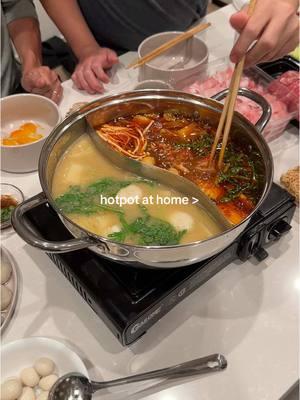 i could eat hotpot eveveryday 🍲 #hotpot #hotpotathome #dinner #fyp 