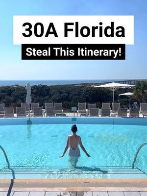 Is 30A in Florida on your list? Located in the Florida panhandle, this place is absolutely incredible! This is my perfect 30A itinerary!  #30a #30aflorida #rosemarybeach #alysbeach #alysbeachflordia #seasideflorida #luxuryhotel #luxuryresort #resortsandhotels #floridatravel #floridatrip #floridavacation #vacationmode #floridagirl #weekendgetaway #girlstrip 