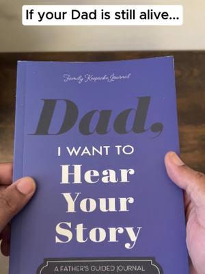 Your dad’s story needs to be told.. #dad #dadlife #lifestory #giftfordad #christmasgiftforhim #christmasgiftfordad #fathersonlove #daughtertodad #sontodad #dadgift #dadgifts  