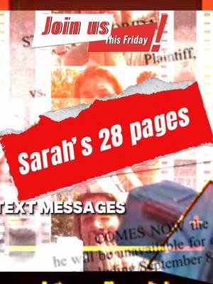 Join is tomorrow for Sarah Boone (Saren) and her 28 page letter!  #fyp #trending #truecrime #viralvideostiktok #truecrimecomunnity #truecrimetikok #fypシ #parentsoftiktok #foryoupage #MomsofTikTok #dadsoftiktok #darksideoftiktok #fy #sarahboone #jorgetorresjr #suitcasemurdertrial #truecrimekaren #news #lawyersoftiktok #judgesoftiktok #legaltiktok #tiktoklegal 