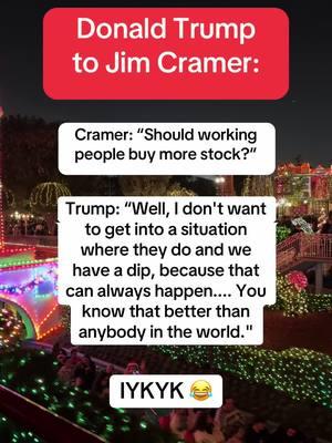 He did also praise him, but still funny lol. #donaldtrump #jimcramer #stock #investments #retirement #babyboomer #FIAs #401k 