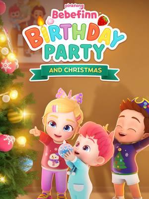 Happy Holidays!🎄Download [Bebefinn Birthday Party] app through bio link now! #holidays #christmas #Babyshark #Pinkfong #Bebefinn #game #birthday #app #nurseryrhymes #tiktokkids #animation