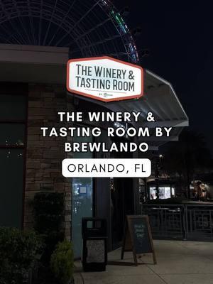 A new winery and tasting room at @ICON Park 🍻🍷 #brewery #tastingroom #iconpark #thingstodoinorlando #orlandobars @Brewlando 