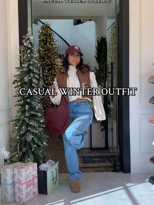 On my shopmy & amazon! Casual outfits are my fave🥲 especially cause of mom life  #OOTD #outfitinspo #gdwm #momlife #winter #winterfashion #uggs #denim #denimjeans #puffer #winteroutfit #MomsofTikTok #momoutfit #mom #casualoutfits #simpleoutfit #whattowear #brown #burgundy #falltrends #fall #autumn #winter 