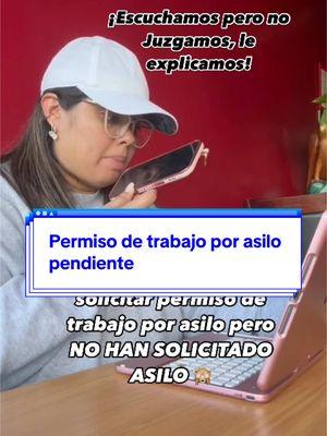 Es muy común que las personas deseen un permiso de trabajo pero no saben que este debe ir ligado a un proceso migratorio. Para obtener permiso de trabajo por asilo pendiente debiste haber solicitado asilo hace 150 días atrás. Debes solicitar asilo primero para poder tener este beneficio. Inicia tu acompañamiento de asilo afirmativo con mi acompañamiento. 📲(510)660-8985 #asilo #asiloafirmativo #permisodetrabajo #inmigracion #parolehumanitario #asiloparanicaraguenses