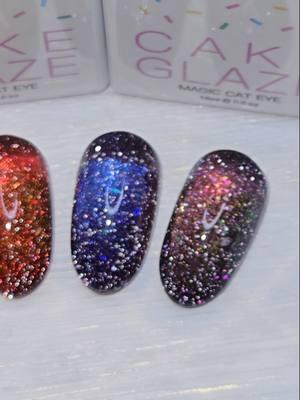 Grab the Cake Glaze Fruit Preserves Collection from The Nail Cakery app or TheNailCakery.com #nails #nailart #nailpolish #gelpolish #nailtech #nailsupplies #blackowned #womanowned #thenailcakery #reflectivegel #cateyegel #cateyenails 