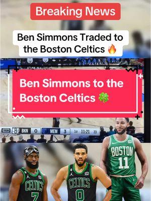 "Boston Celtics Make Waves with Shocking Trade for Ben Simmons!" #BostonCeltics   #BenSimmons   #NBATrade   #CelticsNation   #BasketballBuzz  