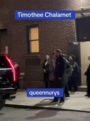 #timotheechalamet  #timotheechalametfan #nyc #fyp #viralvideo #tictokviral #queennurys 