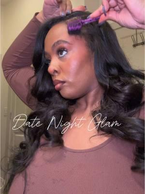 Late Post. GRWM to go on a date to a basketball game. We lost btw. But i shoutout to my home team @Pelicansnba ❣️   #CapCut #grwm #datenightglam #softglam #quickweavemaintainence #quickweave #datenight #gottistylez 