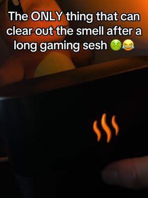 All my gamers know 😂 #flamehumidifier #smellgoodfinds #tiktokmademebuyit 