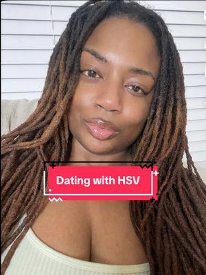 How’s your disclosing experience been? Have you decided to date within the HSV community? Are you struggling with dating and disclosing as a whole? Click the link in my bio to join my upcoming webinar Thriving with HSV: Confidence, Care, & Connection! Where you get to learn from me and Dr. Eric! #hsv #herpes #herpesawareness #dating 