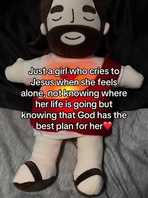 Just a girlll #jesusplushie #jesusbreathingplush #jesustiktok 