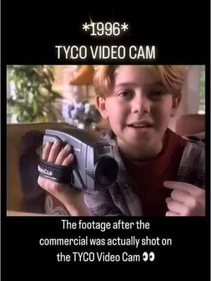 The camera makes everything look spooky 👻  TYCO Video Camera commercial from 1996.  . . . . . . . . . . . #tyco #videocamera #90stoys #retrotoys  #90s #90skid #90sbaby #90saesthetic #90sthrowback #90shair  #90sads #90scommercial  #throwback #nostalgia #nostalgic #childhood #toys #retrocamera #childhoodmemory #kidstv #retro #vintage #millenial  #memoryunlocked #90stv #80sbaby #80skid #a90slife