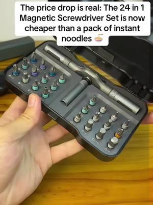 Get the 24 in 1 Magnetic Screwdriver Set .i love it #ScrewdriverSet #ToolBox #HouseholdTools #MagneticScrewdriver #MechanicTools #DIYTools #HomeMaintenance #tiktokfinds 