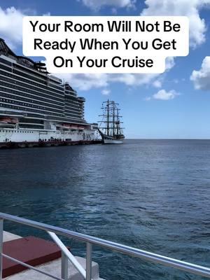 You won’t have access to your room when you get on your cruise #cruise #cruisetok #cruiselife #firsttimecruiser #cruisetipsandtricks 