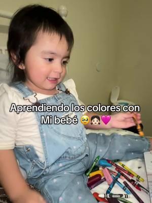 Aprendiendo los colores 🩷 . . . #baby #babygirl #toddle #toddler #toddlermom 