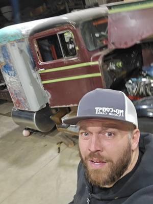 fuck building old trucks #lifetimenutcovers #nocoastlargecars #bigrigs #hardwork #bigrigs #custom #largecar #kenworth #peterbilt #kdub #torch #metalwork #fyp 