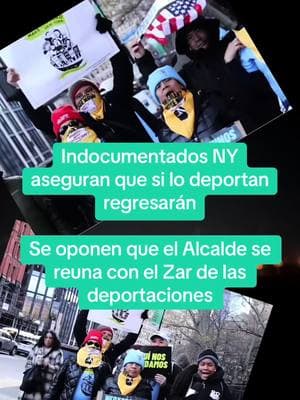 Indocumentados NY aseguran que si lo deportan regresarán JUSTICE NOW DIGNITY DETENTION Se oponen que el Alcalde se reuna con el Zar de las deportaciones #erickadams #alcaldedenuevayork #ericadams #zar #trump #deportaciones #deported #imigrants #imigrante #indocumentados #indocumentadosestadosunidos #newyork #nyc #ny #imigracion #huelga 