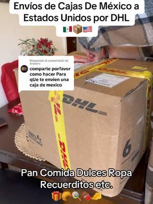 Respuesta a @Andre’s Envios de cajas de Mexico a Usa por DHL. Mi papa siempre me manda por aqui y llega todo rapido y en buen estado.🇲🇽📦🇺🇸🎁#fyp #fup #enviodecajas #dhl#fyp#mexicanosenusa #latinaenusa#enviodecaja#cajasorpresa#dhlexpress#fuup#parati#paquetessorpresa#cajasorpresa#dhl 