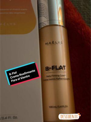 B-Flat Crema Reafirmante para el Vientre, Reduce la Apariencia de Estrías. #crema #belly #cream #vientreplano #maelys #Bflat #crema #tummy #panza #estrias #strechmarks #piel #flacidez #skin #