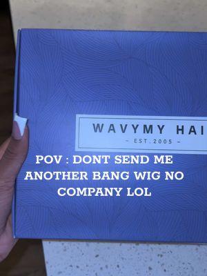 I guessssss 😂😂😒 no im not accepting anymore of these type of wigs!  @Wavymy hair @Wavymyhair  #fyp #fypシ #bangwigs #tiktokshopholidayhaul #wavymyhair 