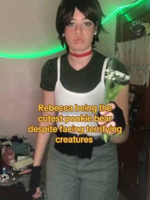 IM SORRY I USED THIS AUDIO AGAIN TEEHEE #rebeccachambers #rebeccachamberscosplay #residentevil #residentevilcosplay #residentevil0 #residentevil0cosplay #capcom #capcomcosplay 