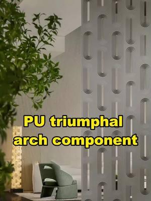 Pu triumphal arch component,Probably high-end commercial space. #pustone #artificialrock #pufauxstone #puwallpanels #wallpanels #buildingmaterials #walldesign #renovation #deco #harmercoverings 