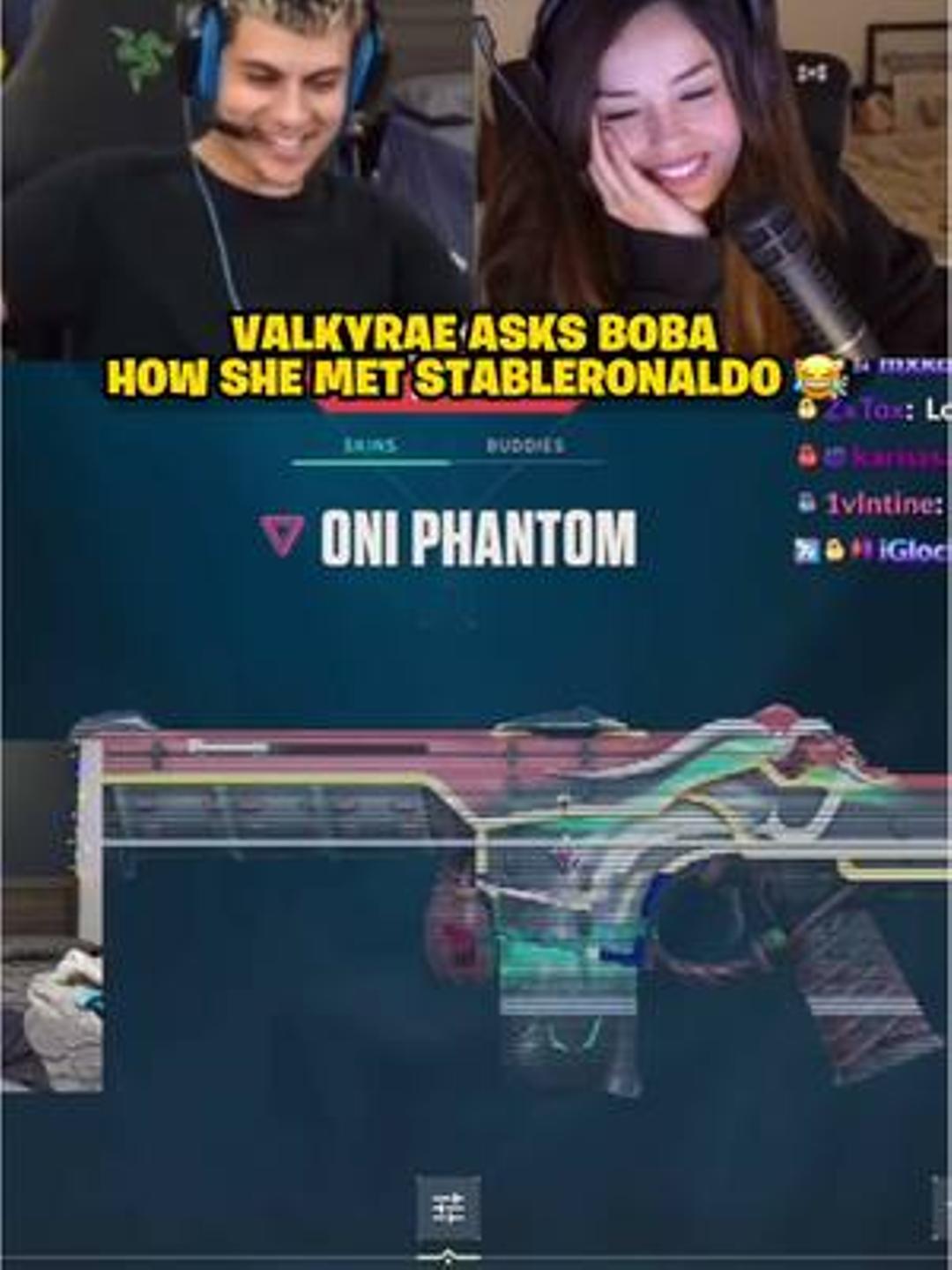 Valkyrae & xQc learn Boba lore 😂 (Twitch - StableRonaldo) #fyp #trending #viral #stableronaldo #valkyrae #xqc 