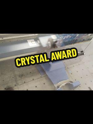 Crystal Award #crystal #imperialvalley #chamberofcommerce #elcentro #trophy 