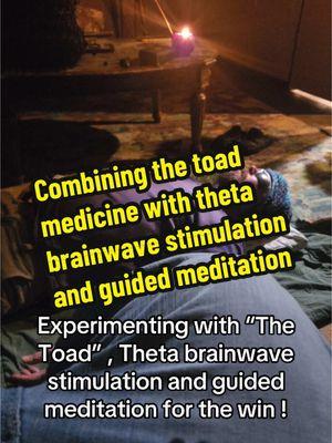 Overcome with joy and acceptance while experiencing the sacred medicine of the Bufo Alvarius toad while stimulating theta brainwave synchronization and guided meditation. The glasses pulse blue light in the pattern of theta brainwaves while the headphones play a guided meditation and also pulse the theta beainwave pattern. Theta is associated with master meditators and has the ability to reprogram neural pathways. Teamed up with the sacred toad medicine it offers the potential for profound growth and change. #bufoalvarius #thetoad #bufo #theta #thetabrainwave #meditation #neuralnetworks #deephealing #entheogen #plantmedicines #psychedelicresearch 