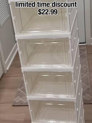 Clear shoe boxes organizer or storage organizer, i have 4 now and they are super handy!!! #shoestorage #clearshoecontainers #shoeorganizer #shoeorganization #clearstorage #organizingsolutions #organizedhome #storagesolutions #tiktokshopblackfriday #tiktokshopcybermonday