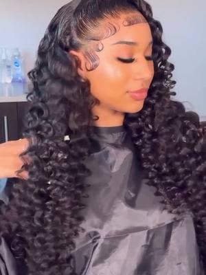 Love this look!!! Very natural and beautifulWould you try it😍#alididihair #loosedeepwavewig #babyhairstyle #curlyhair #wigtutorial #wigtiktok #trending 