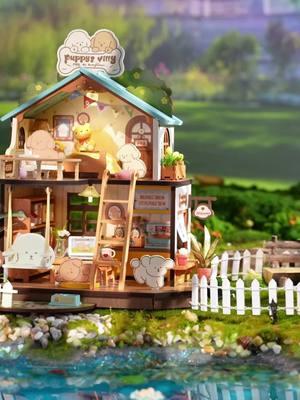 ✨🏡 Welcome to Puppy’s Cozy Villa! 🐶💕 This adorable miniature house is every dog lover's dream—a cozy retreat full of warmth and charm! 🌟 Drop a 🐕‍🦺 if you're ready to start building! #Rolife #MiniatureDIY #littletikescozycoupe #DIYHobby #MiniatureHouse #rolifeminiatures#rolifeminiatureskit#NewArrival