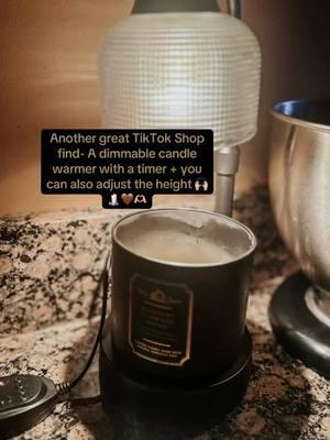 Love!! 🤎🙌🏼✨ #candle #warmer #candlewarmer #warm #candles #candlewarmers #tiktok #TikTokShop #shop #find #Home #neutral #aesthetic #adjustanle #dimmable #timeable