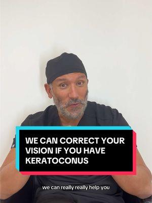 If you have keratoconus & don’t qualify for LASIK, we can still correct your vision! #tiktok #prk #keratoconus #vision #lasik #collagencrosslinking #photorefractivekeratectomy #doctorsoftiktok #surgeonsoftiktok #eyesurgery #ophthalmology #visioncorrection #ophthalmologist #doctors #surgeons #surgery 