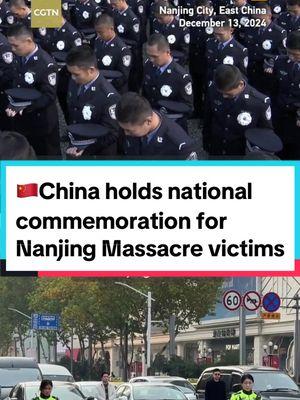 #China holds national commemoration for #Nanjing Massacre victims. #nanjingmassarce #nanjingchina #nanjingcity #mourn #victims #CGTN #news 